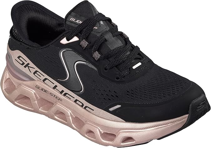 SKECHERS Women's Glide-Step Altus-starlightt Shine Sneaker, US8.5/EU38.5, B