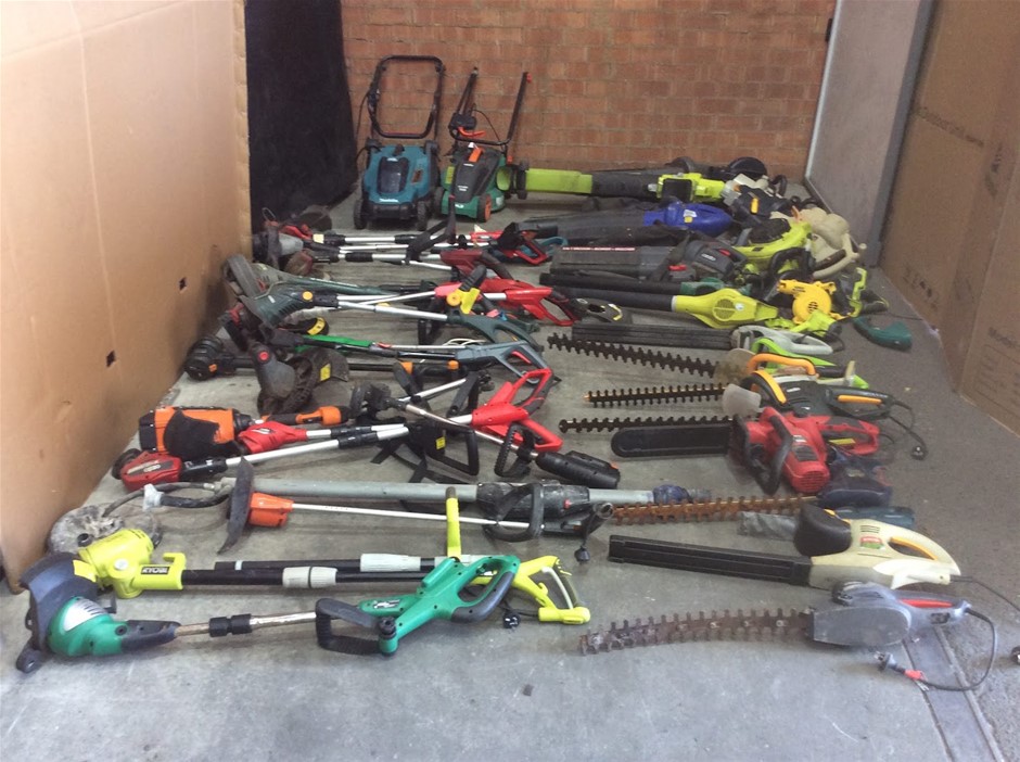 Mixed Brands Garden Power Tools Lot