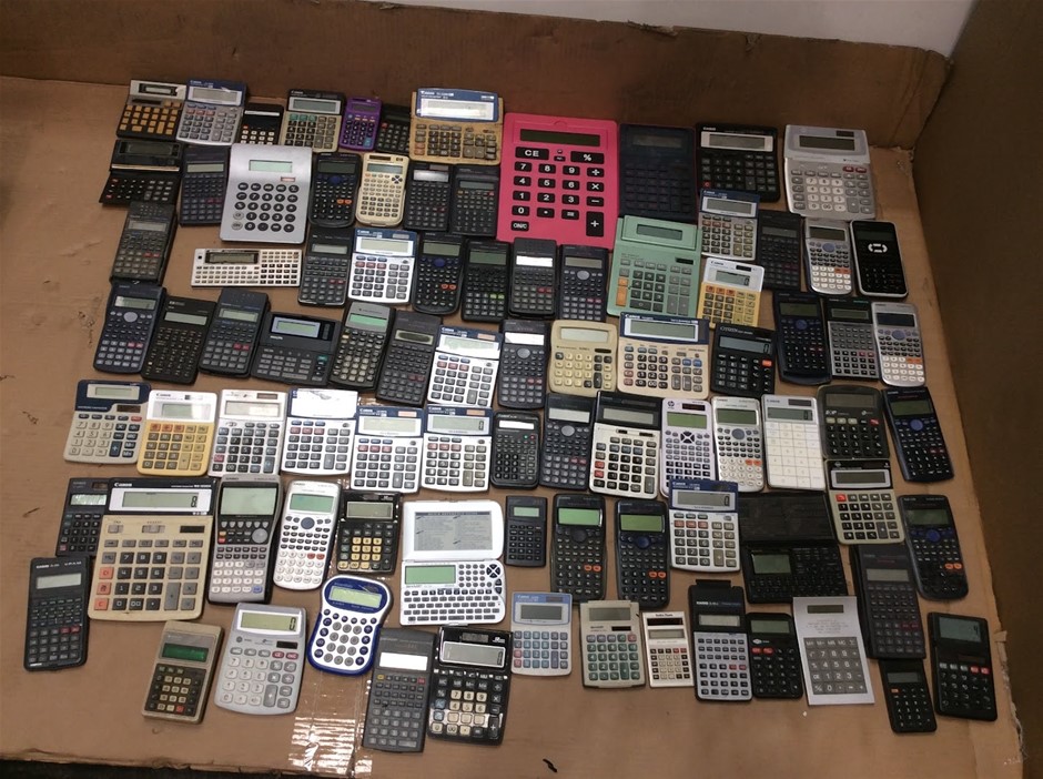 Mixed Brands Calculators And Scientific Calculators Lot