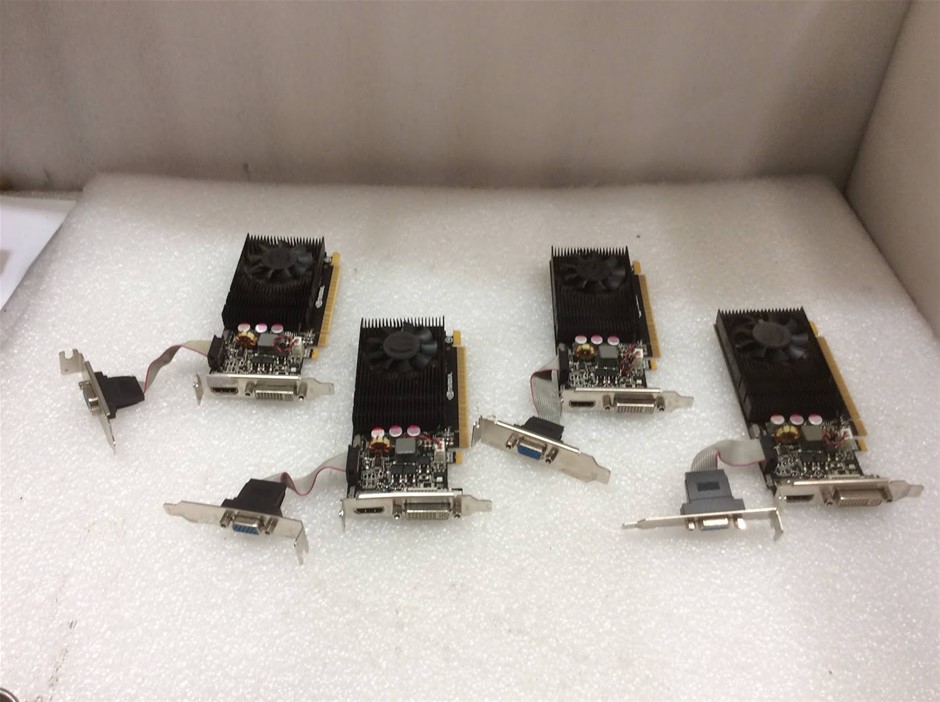 EVGA GeForce GT 730 Graphics Cards (Lot of 4)