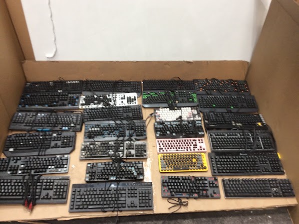 Corsair Mixed Brand and Model Computer Keyboard (Lot of 26)