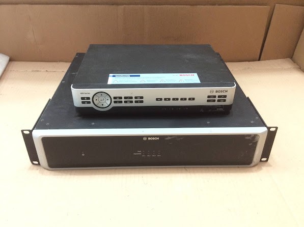 Bosch DVR-440-04A050 Video Recorder&PLM-4P220 Amplifier (Lot of 2)