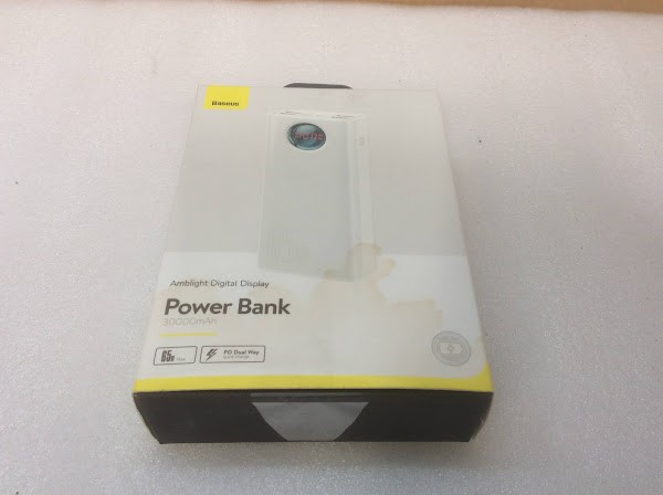 Baseus BS-30KP365 Amblight Digital Display Power Bank - New