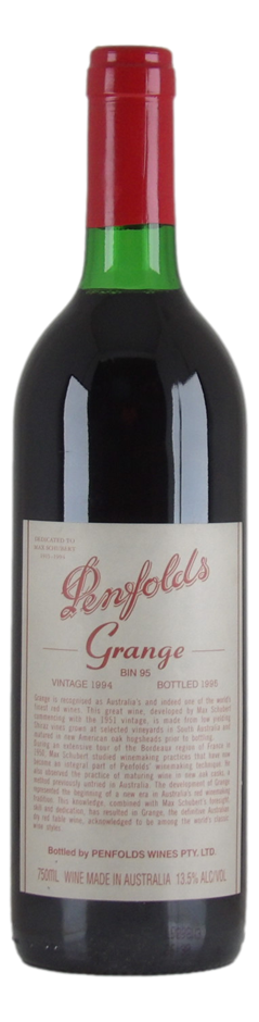 Penfolds Bin 95 Grange 1994 (1x 750mL) SA.