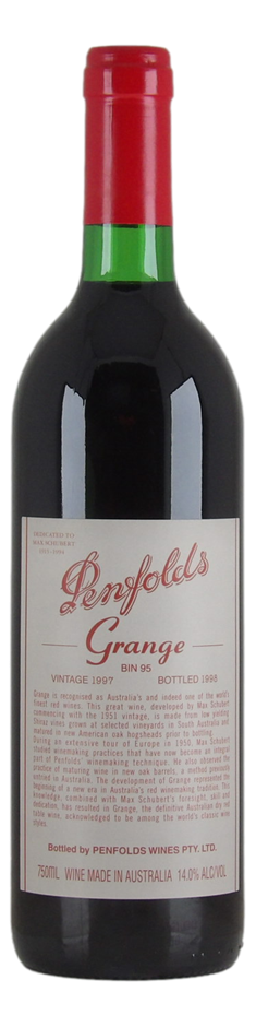 Penfolds Bin 95 Grange 1997 (1x 750mL), SA.