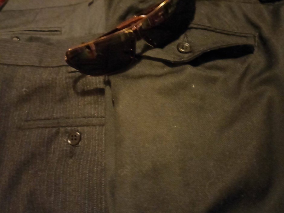 Oroton Men's Sunglass with 3x quality Trousers 36-38. Used