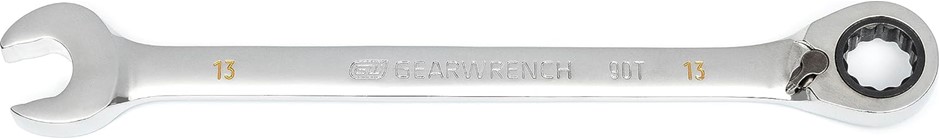 Gearwrench 86613 90-Tooth 12 Point Reversible Ratcheting Wrench, 13 mm