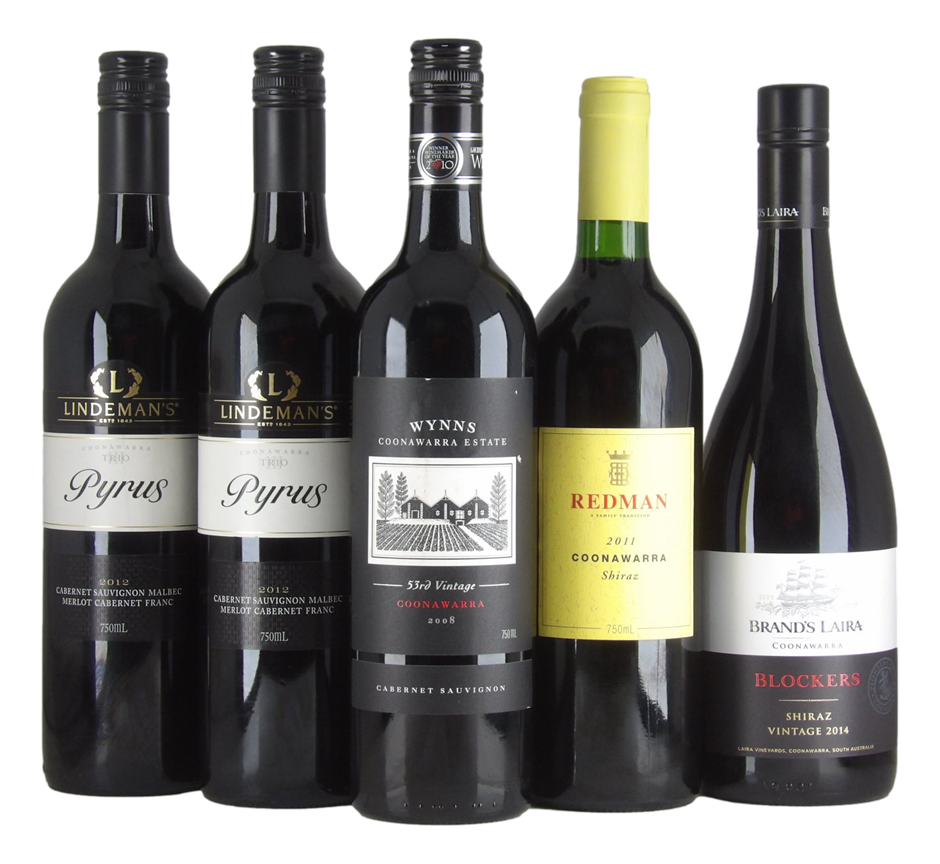 Australian Wine Pack (5x 750mL), Coonawarra.