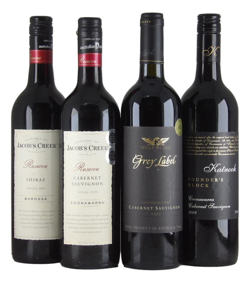 Australian Wine Pack (4x 750mL), SA.
