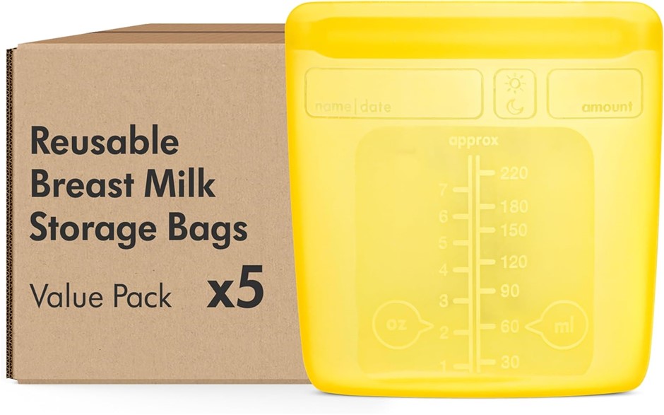 Medela Reusable Breast Milk Bags - Wide Mouth and Double Seal - Fridge or F