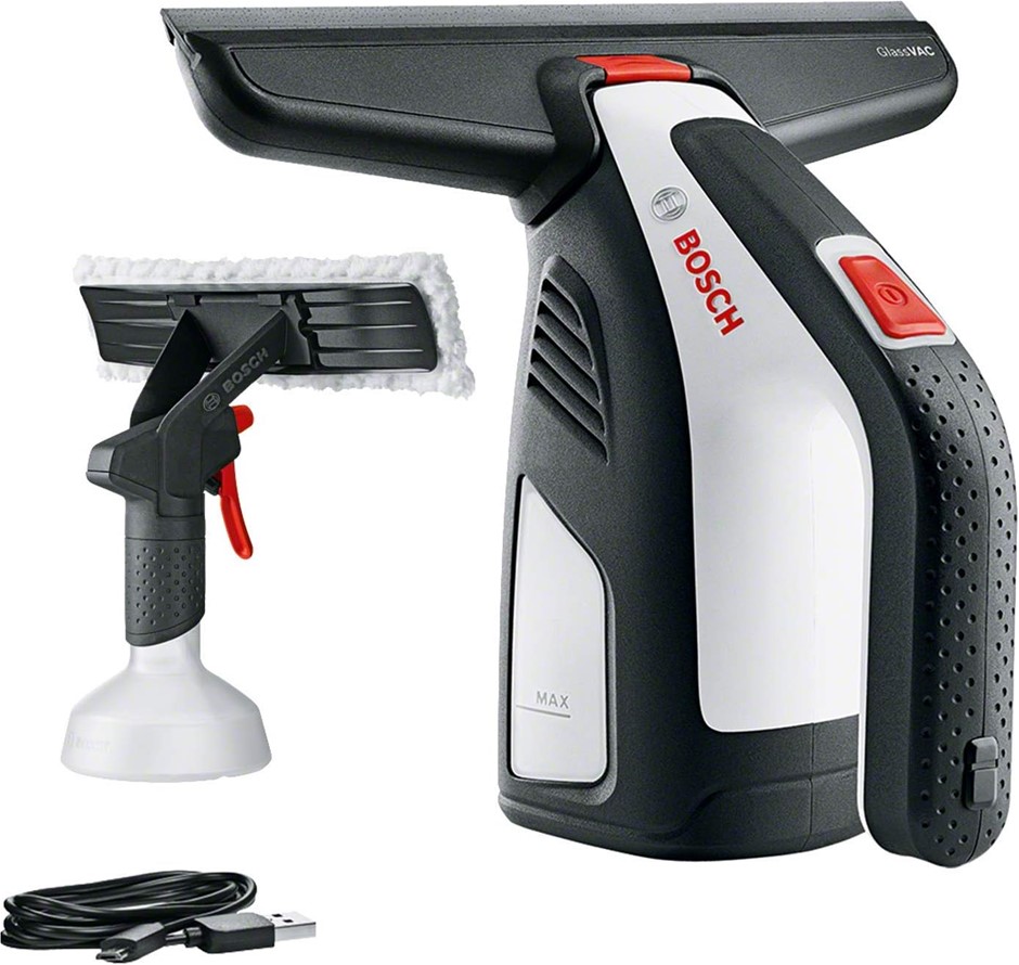 BOSCH Glass VAC Cordless Window Vac, Dimensions: 29 x 19 x 15 cm. NB: Not B