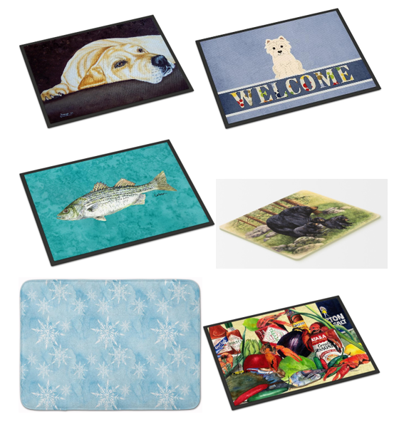 15 x Assorted Door Mats. NB: Image Includes Some of the Designs with Variou