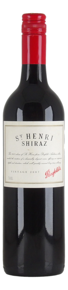 Penfolds St Henri Shiraz 2007 (1x 750mL), SA.