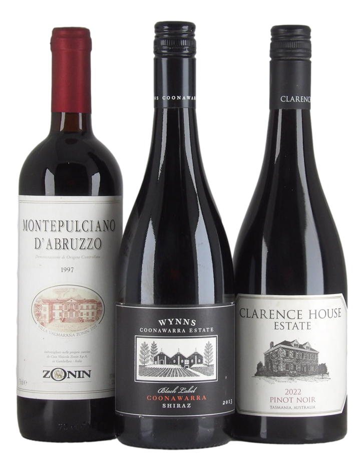 Mixed Red Wine Pack (3x 750mL) Multi Region