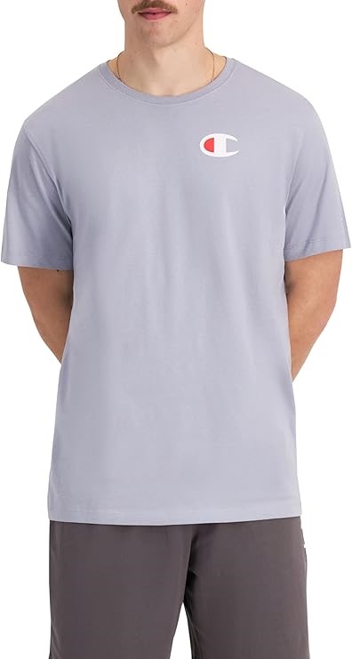 CHAMPION Men's C Logo Tee, Size XL, Moon Pool, AUERN. RRP: $35. Buyers Not