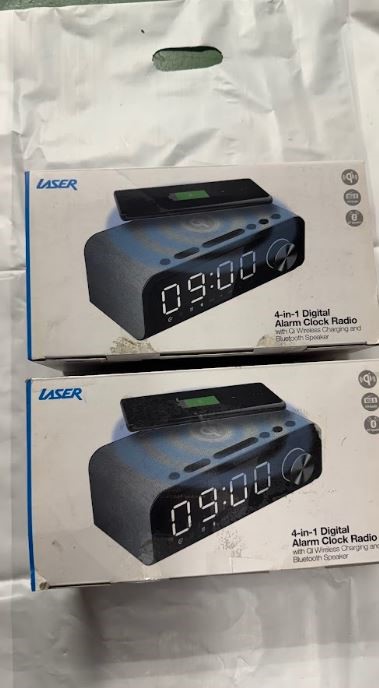 CLOSING DOWN SALE: 2x Digital Alarm Clock Radio