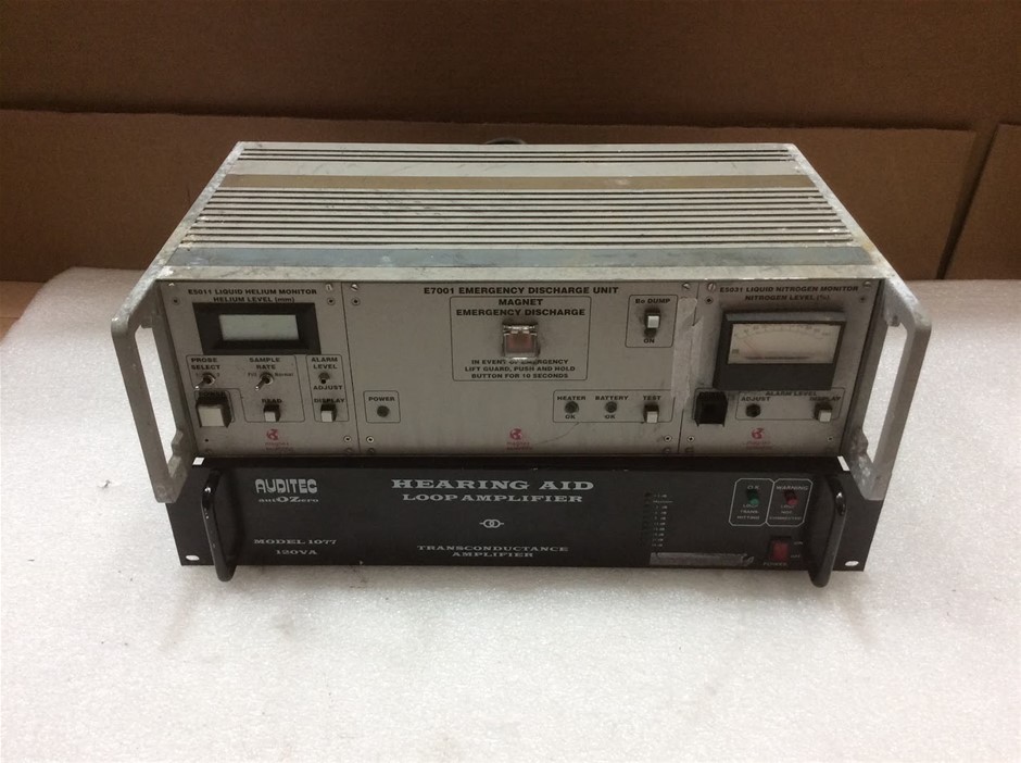 Magnex Scientific E7001 Discharge Unit + Auditec 1077 Hearing Aid Amplifier