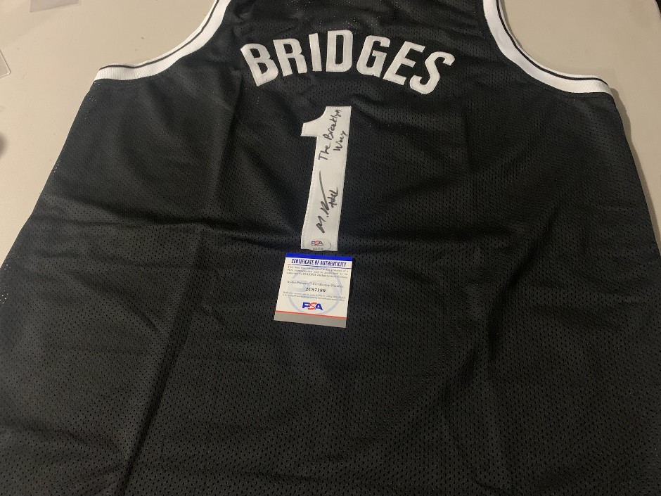 <p>Mikal Bridges signed and inscribed Jersey - 2026 NBA champion</p>