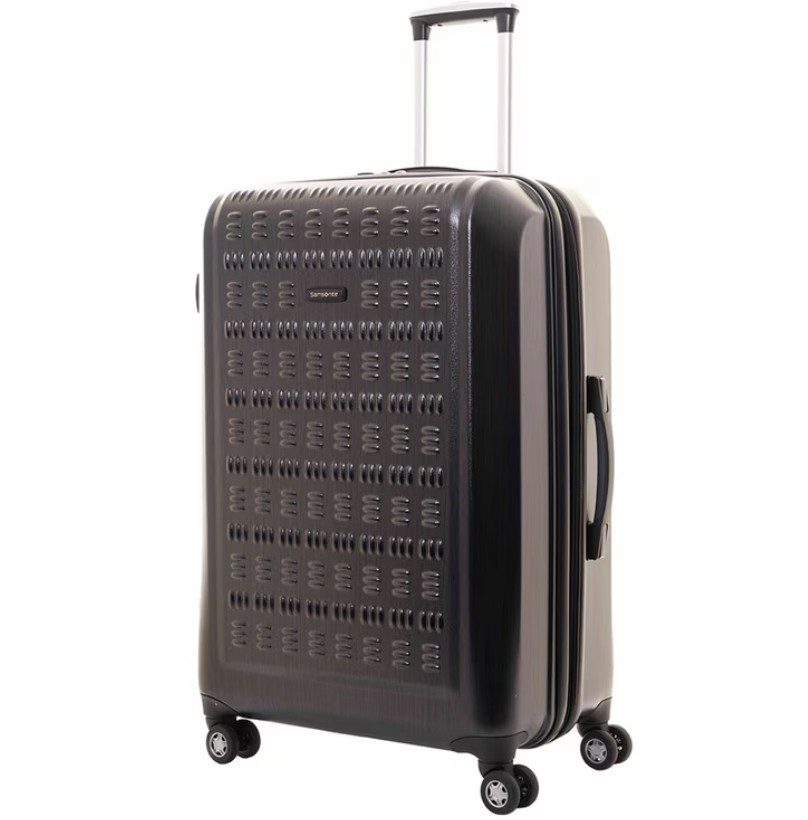 SAMSONITE Aluplate Hardside Large Suitcase, 70cm, Charcoal. NB: Used, has m
