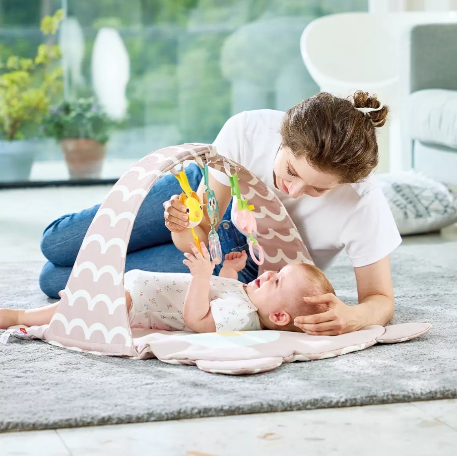HAPE Oscar Owl Take Along Soft Pad Baby Gym Bed. N.B: Damaged packaging.