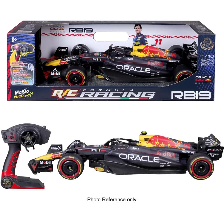 MAISTO 1:10 Formula Racing RC Red Bull #11 Sergio Perez NB: Minor use, in w