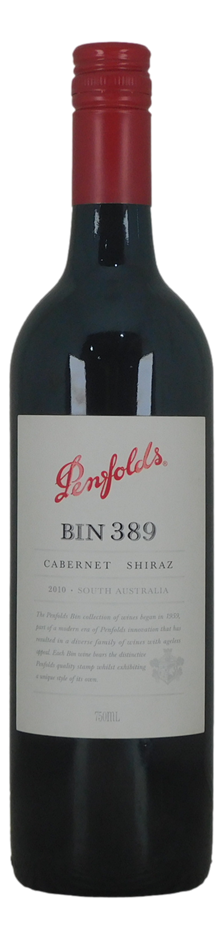 Penfolds Bin 389 Cabernet Shiraz 2010 (1x 750mL), SA.