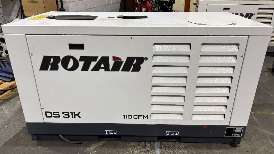 2023 Rotair DS31K 110CFM Compressor