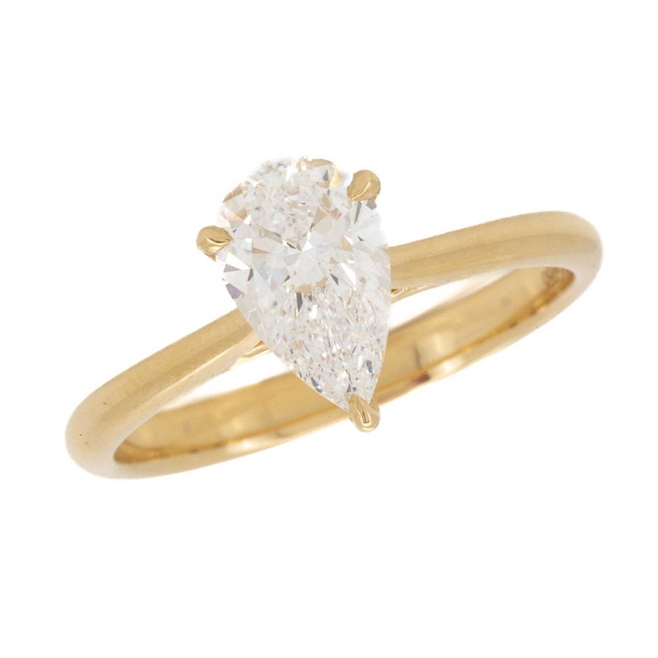1.05 Carat Solitaire  Diamond Engagement  ring IGI certified