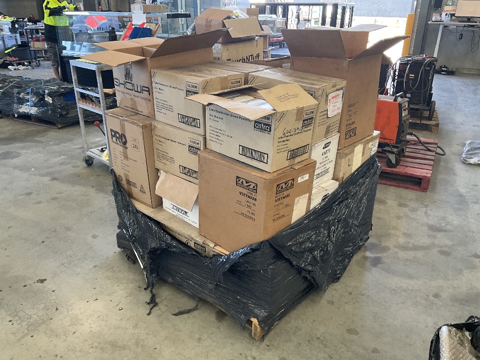 <p>Bulk Safety Gloves, Coveralls and Tape Cartriges</p>