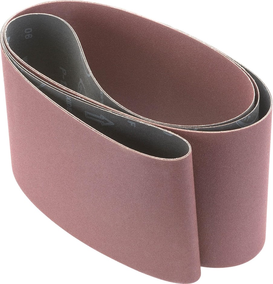 Pack of 2 x SHOP FOX D1266 6" by 80" Aluminum Oxide Belt 120 Grit.