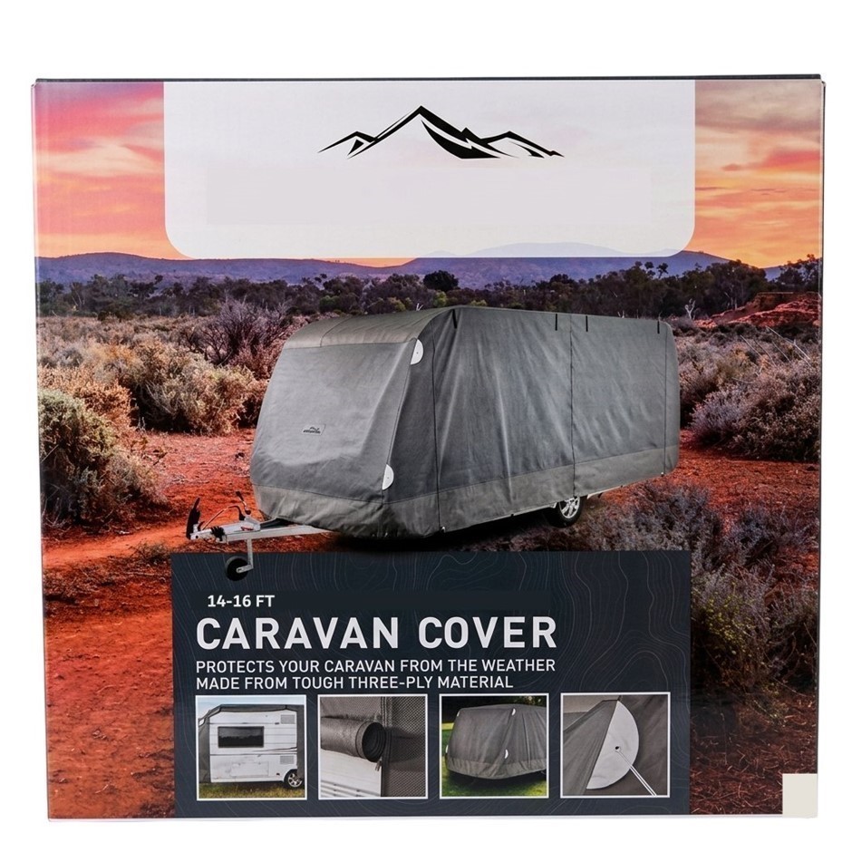 Premium Caravan Cover 14-16 FT - All-Weather Waterproof Trailer Protection