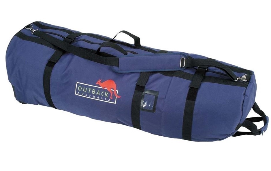 OUTBACK AUSTRALIA Sports Gear Bag Extra Large with Wheels Carry Straps Fits