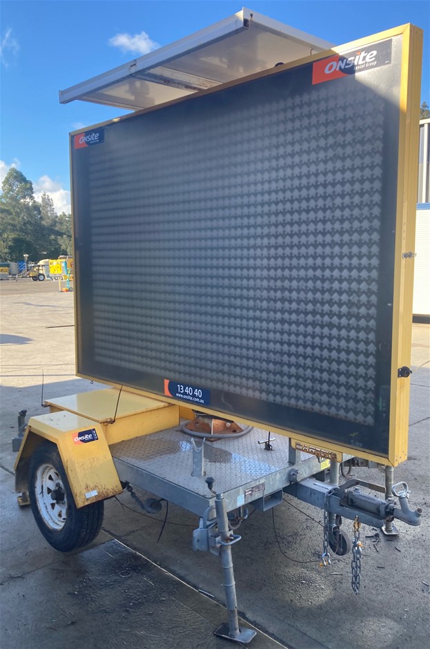 2015 BartcoVM-C-5C-ASM VariableMessage Sign- C-Size-Colour-Radar- Newcastle