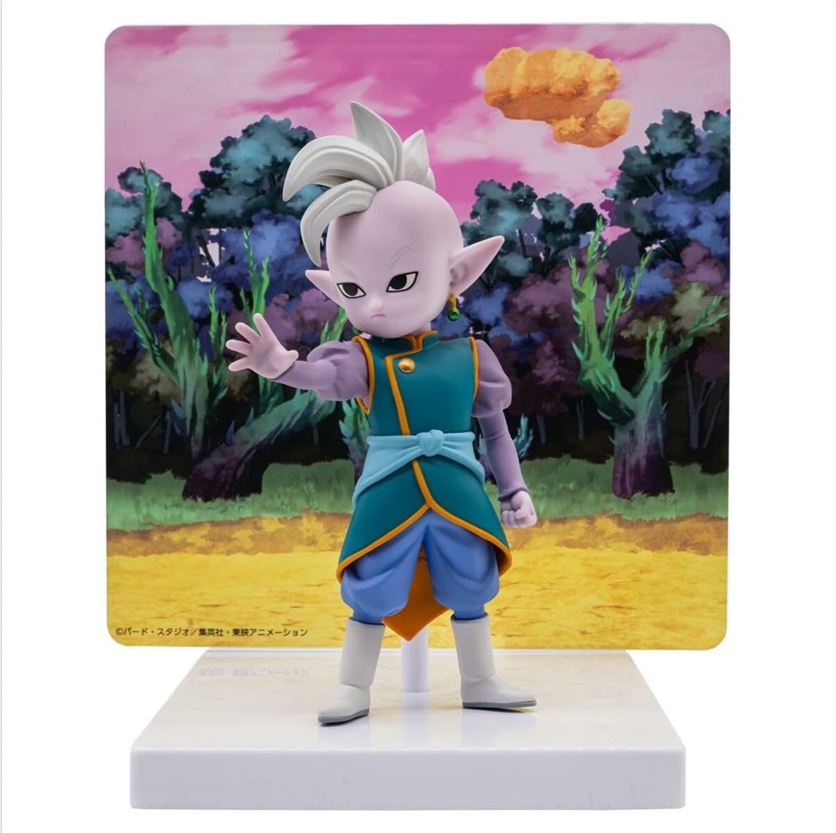 2 X BANPRESTO Dragon Ball DAIMA - Supreme Kai with Panel (mini) Figure