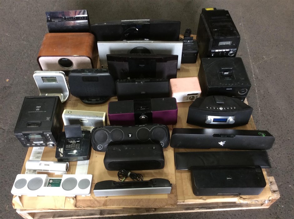 Mixed Brand Wireless Speakers And Audio Systems