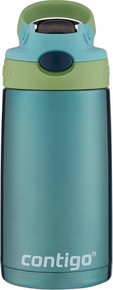 Contigo Kids Straw Stainless Steel Water Bottle with AUTOSPOUT Lid, 13oz, O