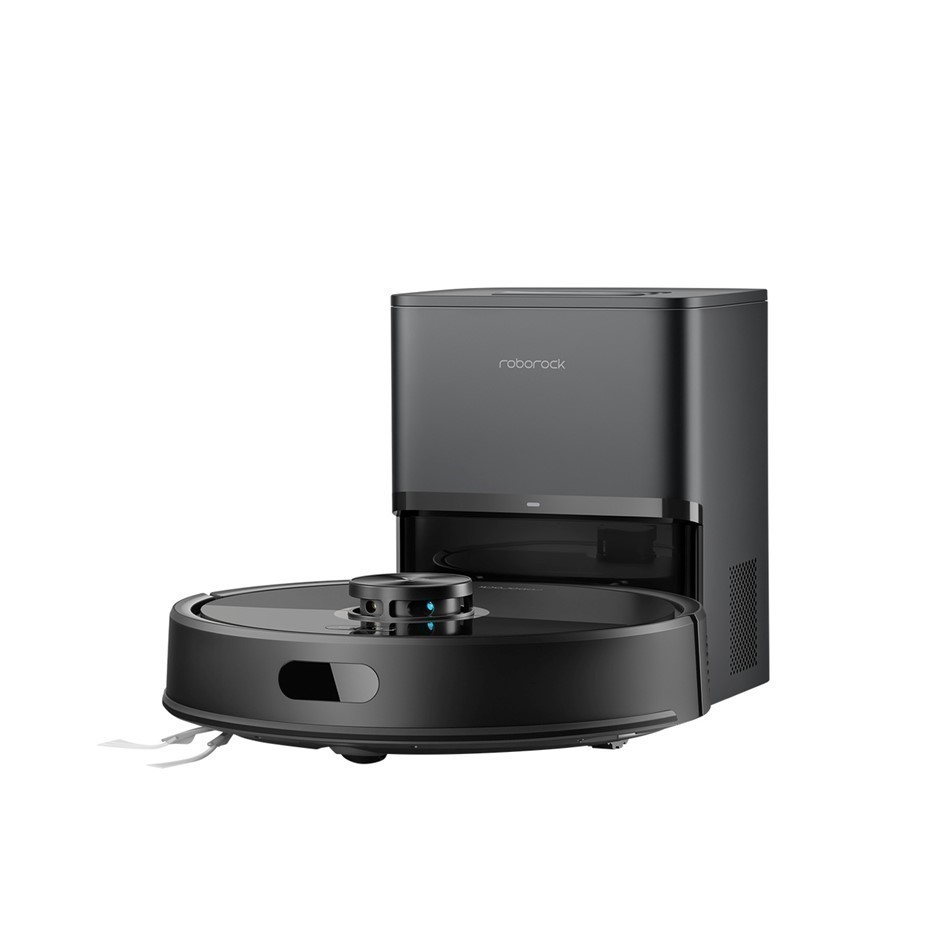 ROBOROCK Q7T+ Robot Vacuum Cleaner, Black, Model 6936905901989. NB: Used.