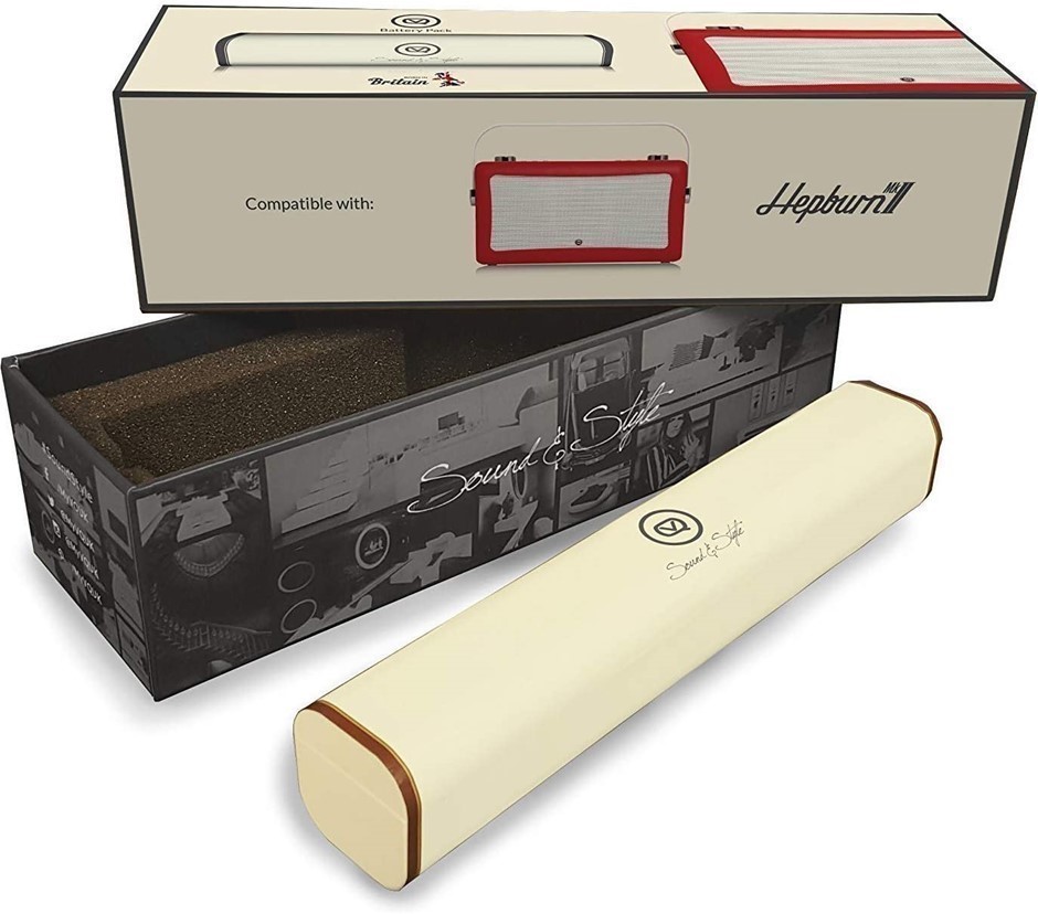 VQ Hepburn MK II Radio Battery Pack, Colour: Cream, Model: LB6600/AUS.