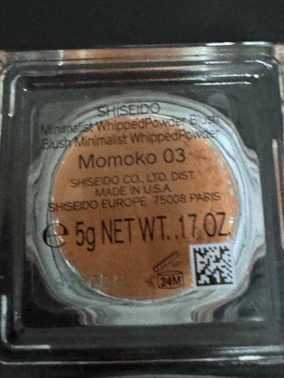SHISEIDO MINIMALIST WHIPPED POWDER CREAM BLUSH 03 MOMOKO 4pcs