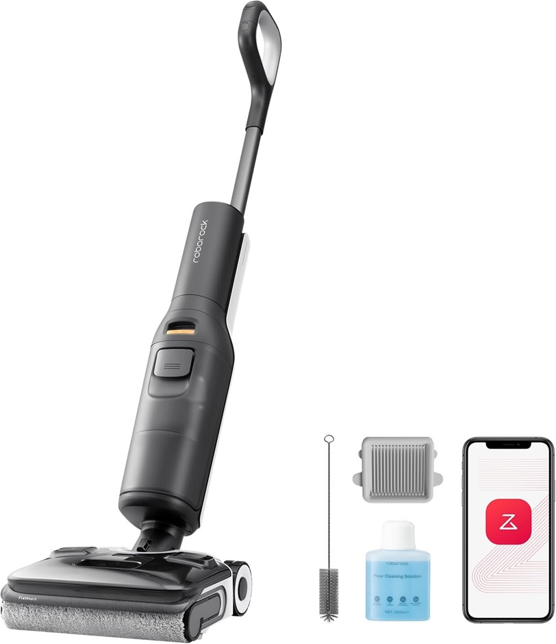 ROBOROCK F25 ACE Wet Dry Vacuum Cleaner, WiFi, Black. NB: Has been used, no