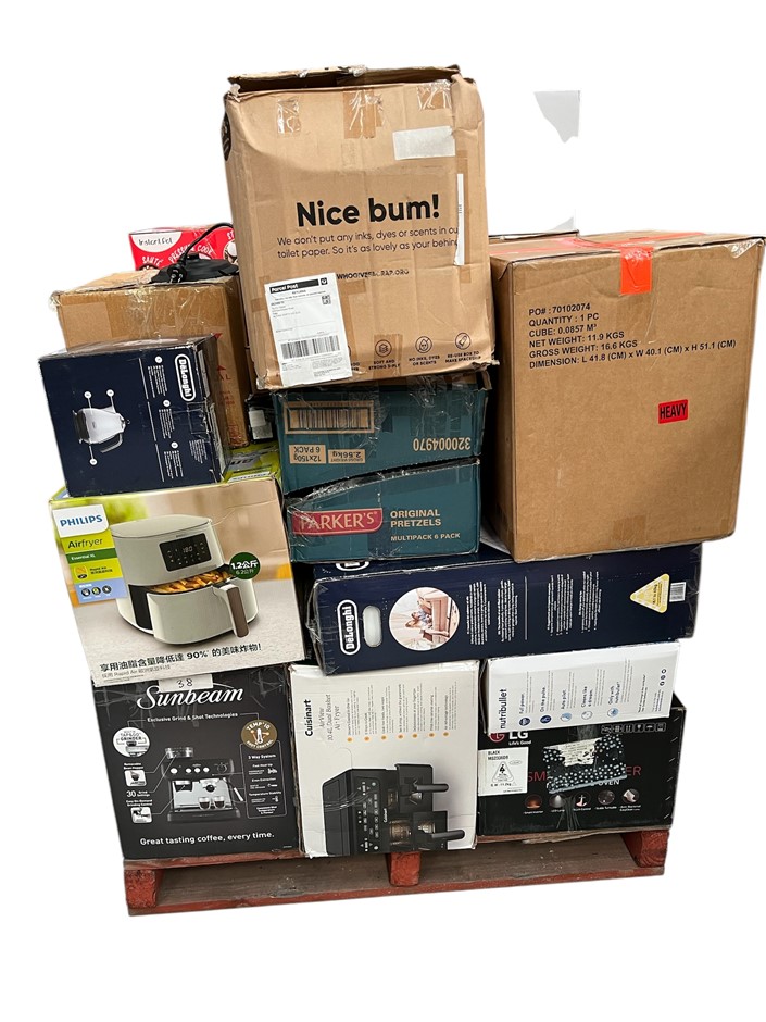 30 x Returned Assorted Kitchen and Home Appliances, comprising:
<li> Total