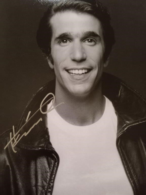 THE FONZ' SIGNED BY THE FONZ HENRY WINKLER