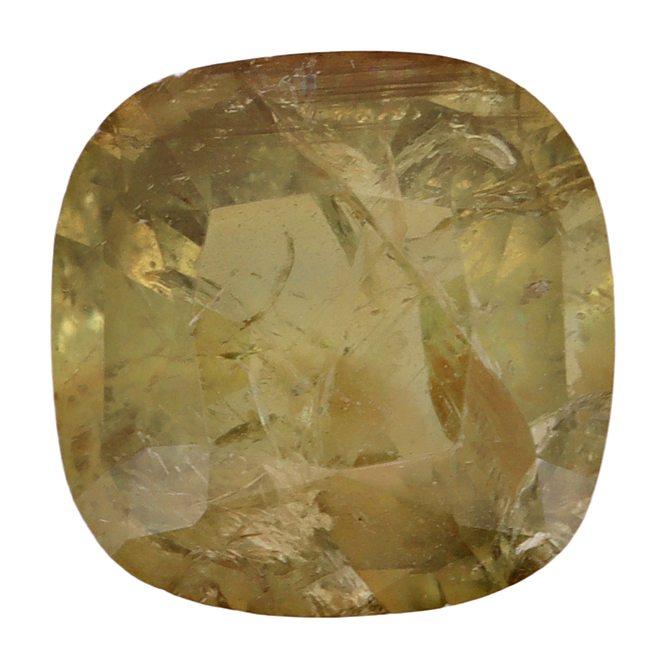 1.59 Carats Olive Green Sapphire