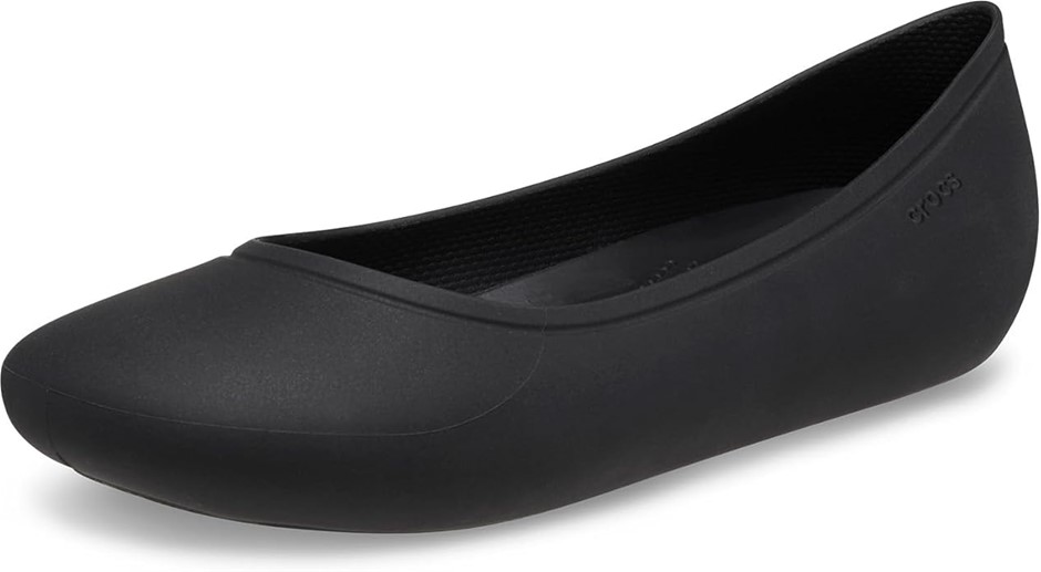 CROCS Women's Brooklyn Flat, USW5/UK3/EU34-35, Black, 209384. Buyers Note