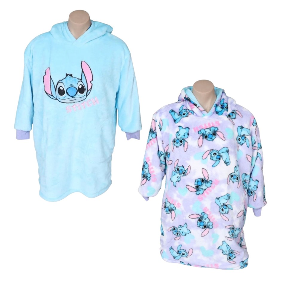DISNEY Kids' Reversible Snoodie, Size 4/6, Blue (Stitch). Buyers Note - Di