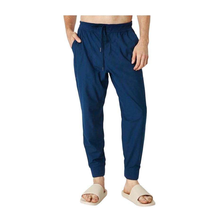 CLOUDVEIL Men's Comfort Joggers, Size L, Blue. Buyers Note - Discount Frei