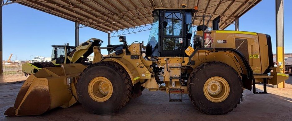 <p>Caterpillar 966GC Wheel Loader with Trimble Earthworks 3D GPS</p>