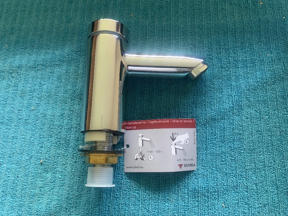 1 x Schell Self-Closing Bas Tap (Unused)