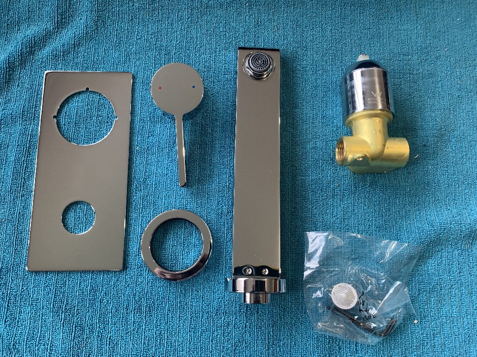 1 x Dorf Enigma Wall Basin/Bath Mixer (Unused)