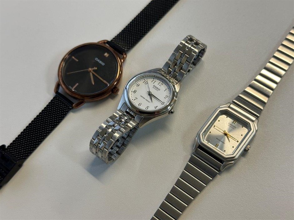3 x Asstd. CASIO Watches
